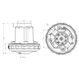 Silnik Zelmer 1600W